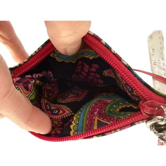 Vera Bradley SWAK Crossbody Bag Floral Red Patent Trim NWOT - Picture 2 of 9